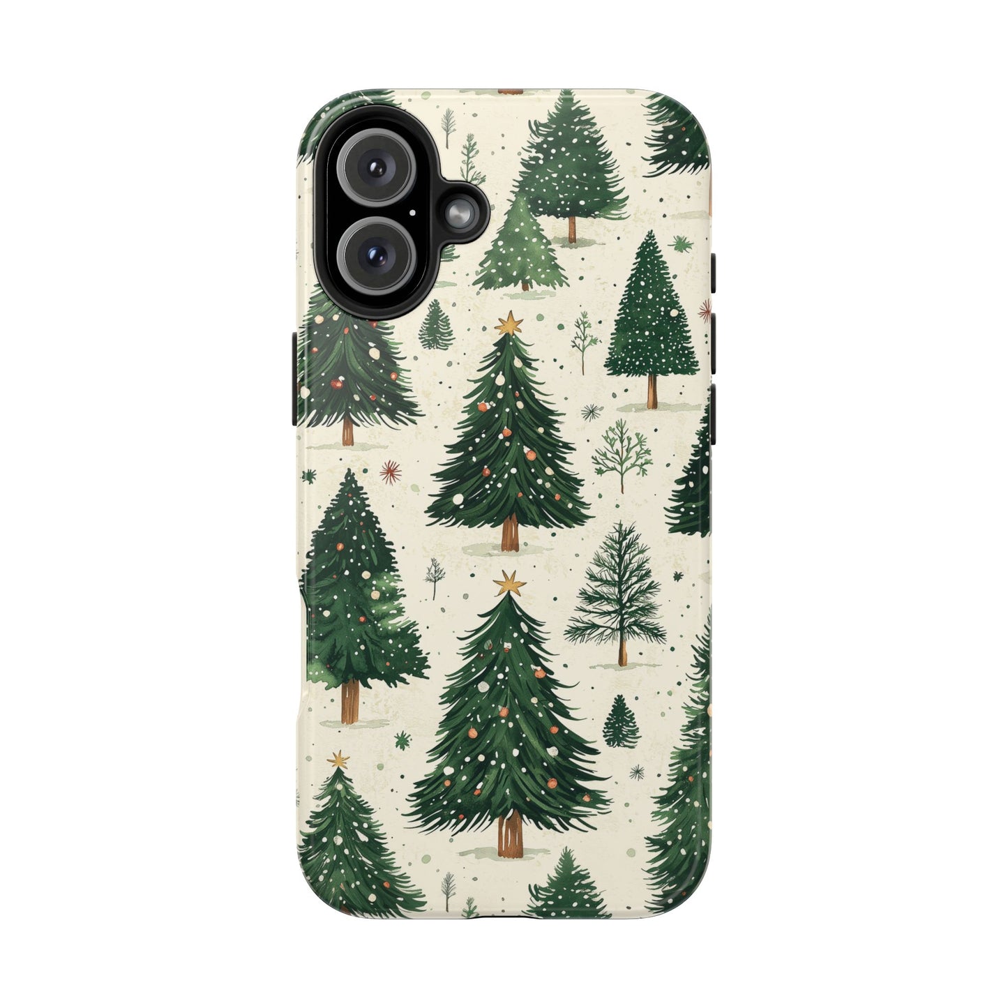 Festive Christmas Tree Forest Pattern – iPhone Series Case