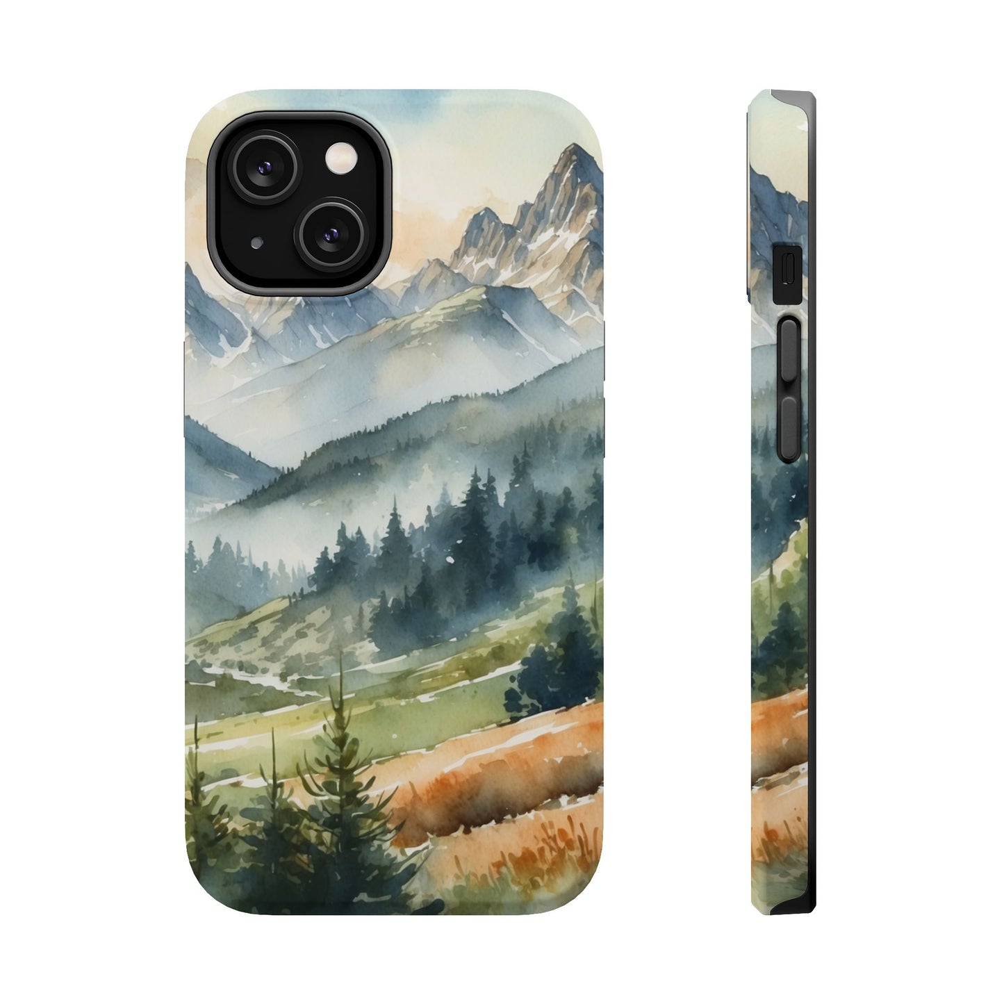 Serene Alpine Forest - MagSafe iPhone Case