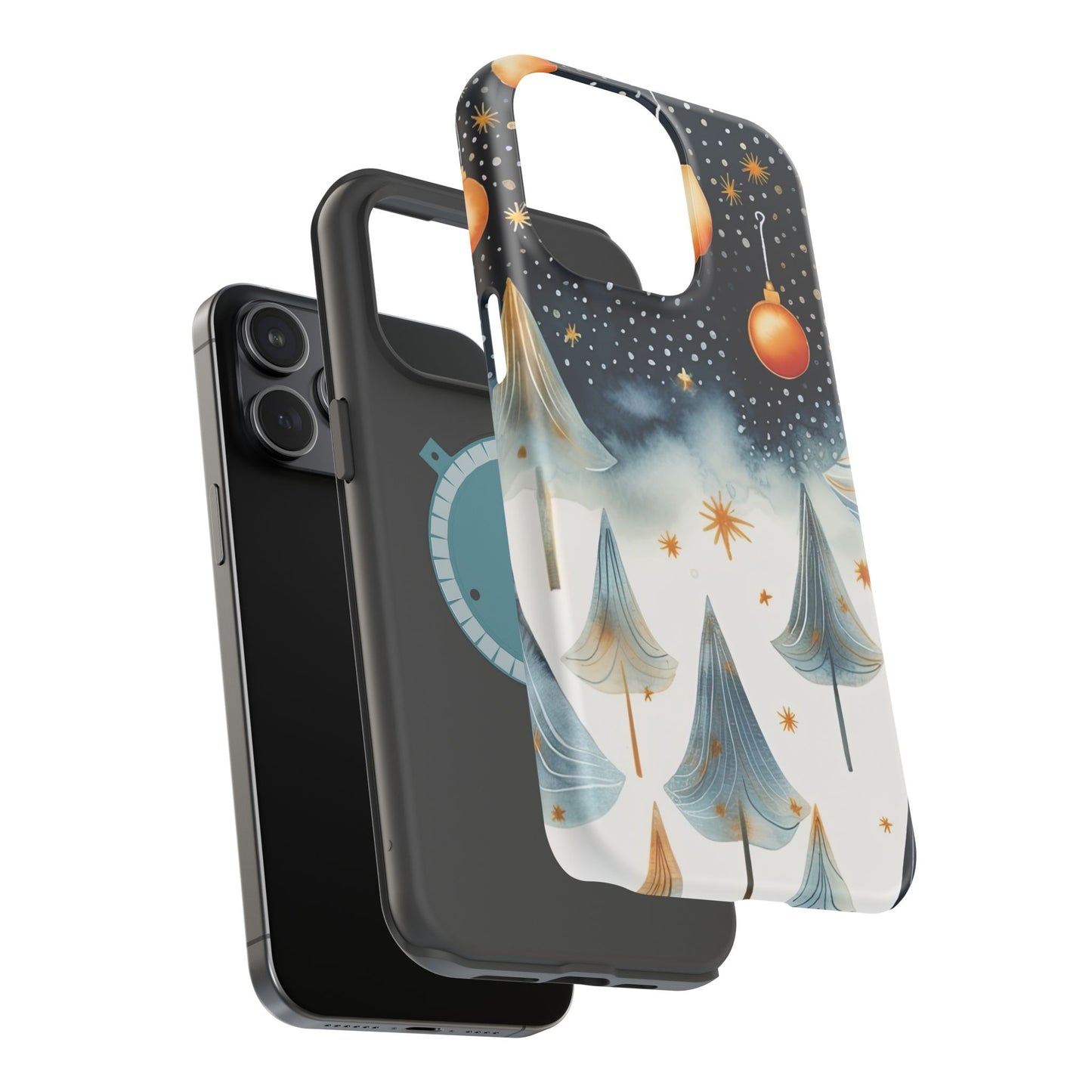 Winter Wonderland Gold Ornament – MagSafe iPhone Series Case