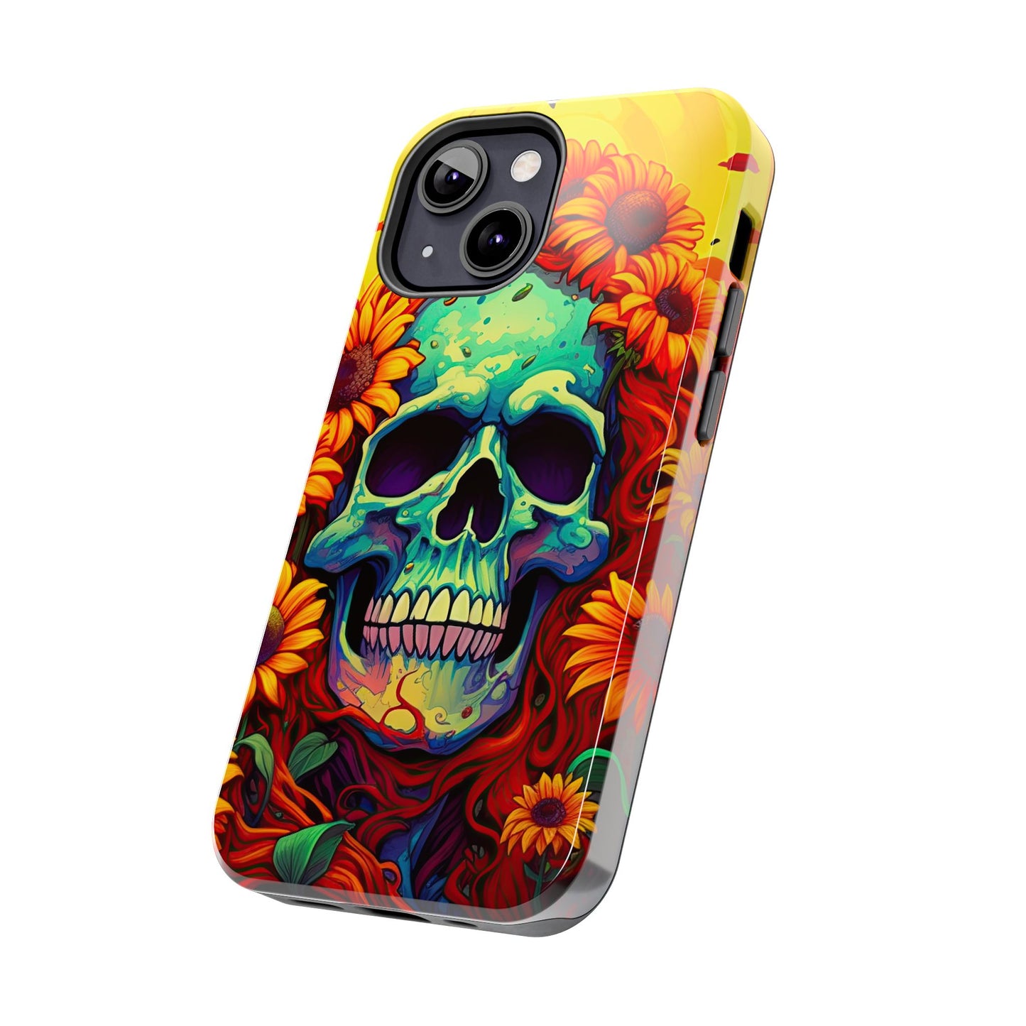 Sun Kissed Skull iPhone Case