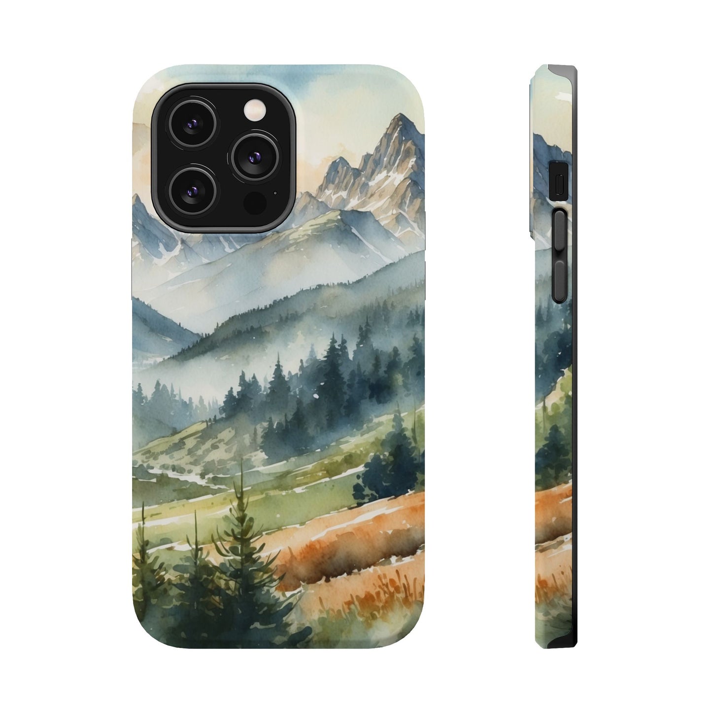 Serene Alpine Forest - MagSafe iPhone Case