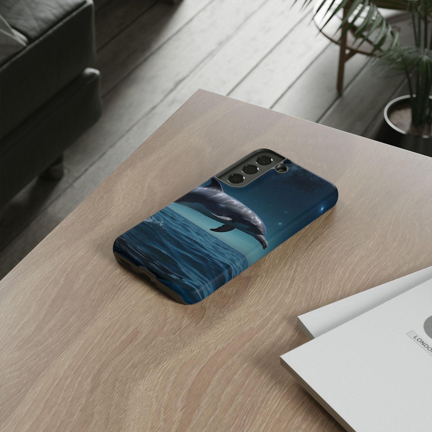 Midnight Ocean Dolphin - Samsung Galaxy Case