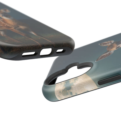 MagSafe-Compatible iPhone Case – Mystic Fawn Under the Moonlit Sky