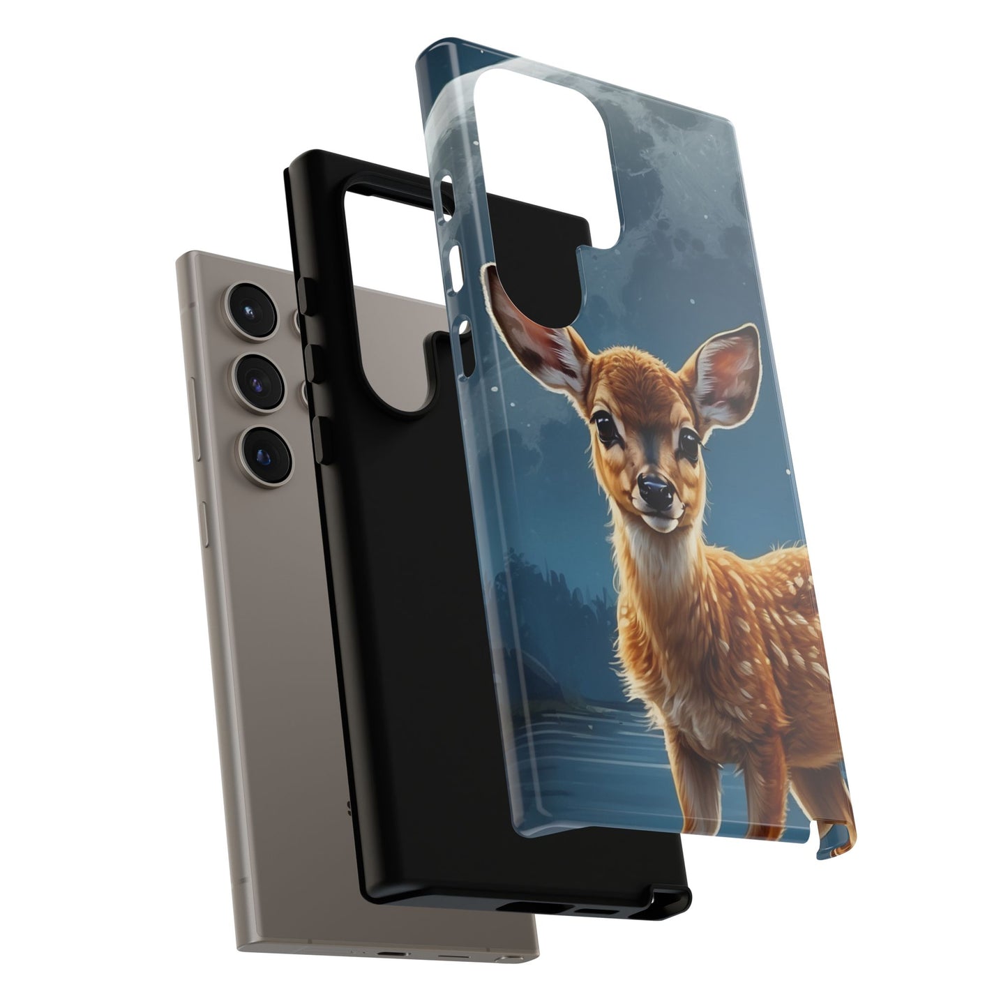 Samsung Galaxy Case – Enchanted Fawn Under the Moonlit Sky
