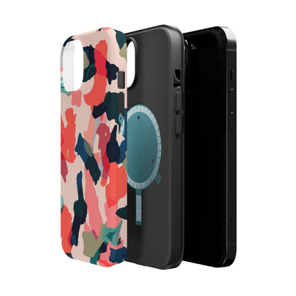 Modern Earthy Camo Abstract – MagSafe iPhone Case