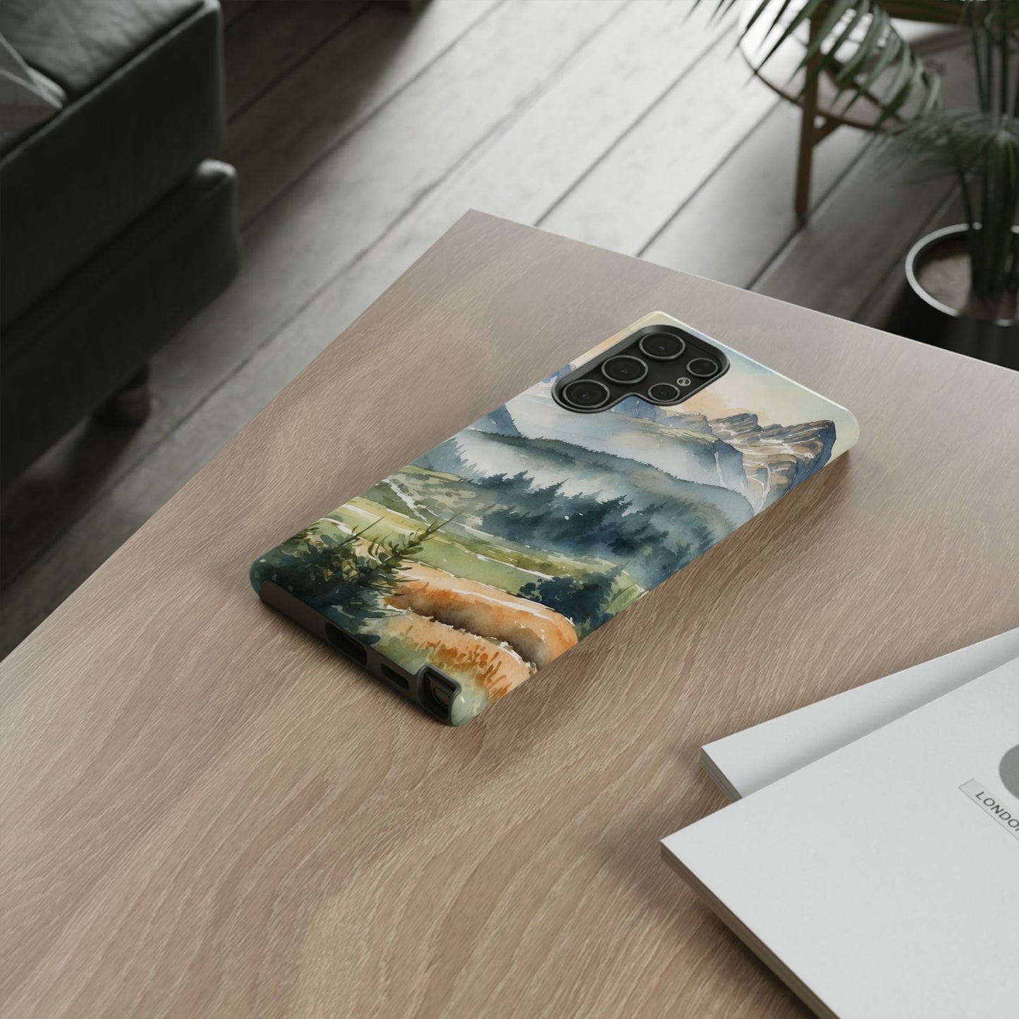 Serene Alpine Forest - Samsung Galaxy Case