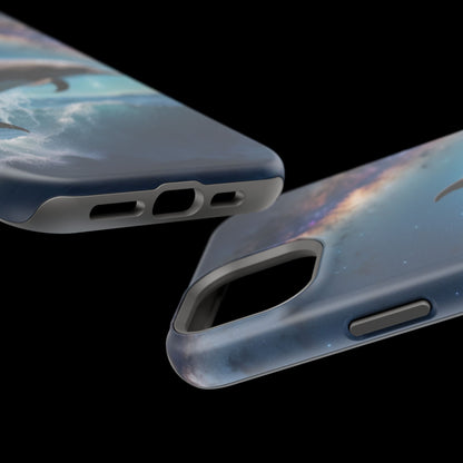 Dolphin Galaxy Splash - MagSafe-Compatible Case