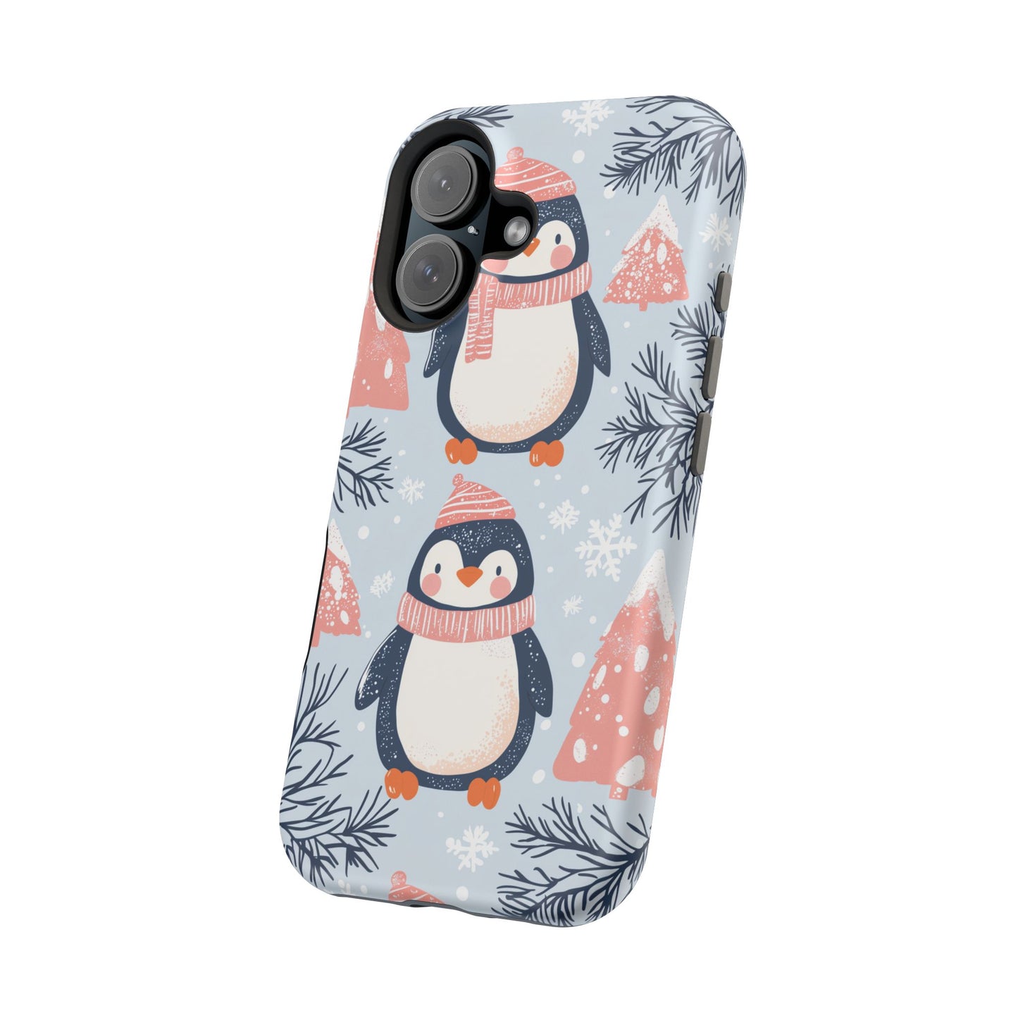 Penguin in Winter Wonderland MagSafe iPhone Case