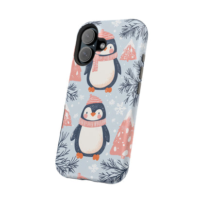 Penguin in Winter Wonderland MagSafe iPhone Case