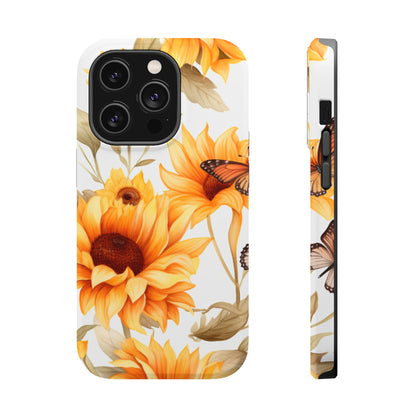 Sunflower & Monarch Garden - MagSafe iPhone Series Case