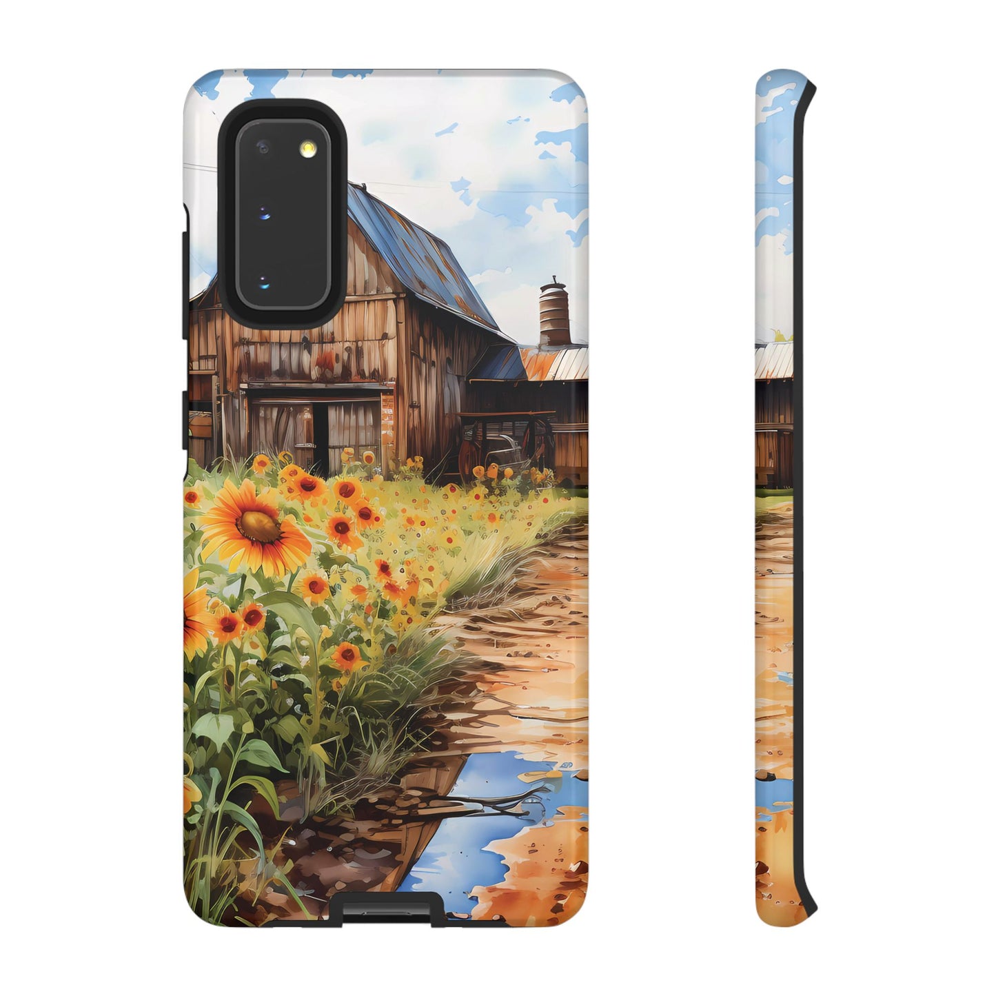 Sunflower iPhone Case  Rustic Farm Style