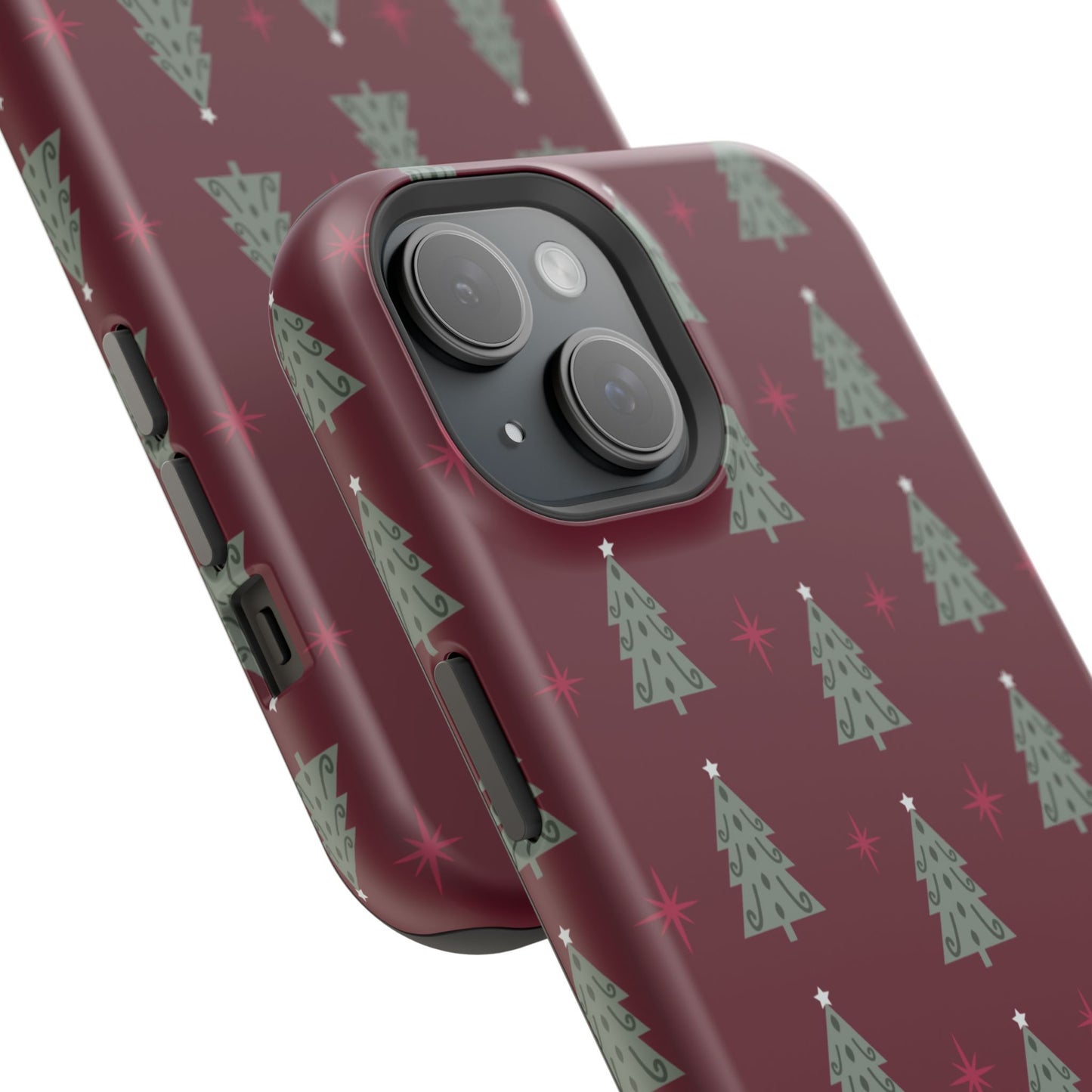 Retro Christmas Tree Pattern – MagSafe iPhone Series Case