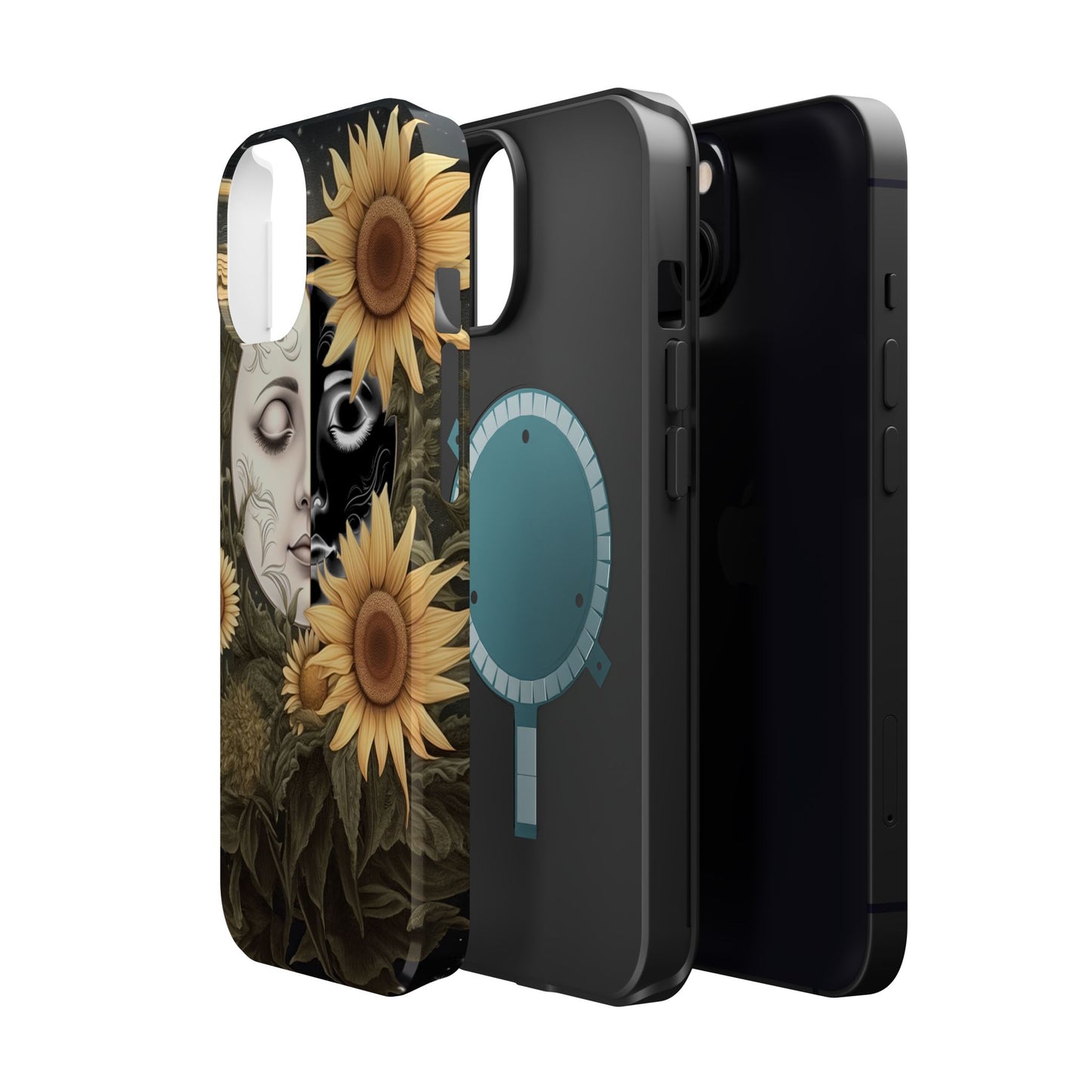 Sunflower Moon and Stars MagSafe Case – Ethereal Art