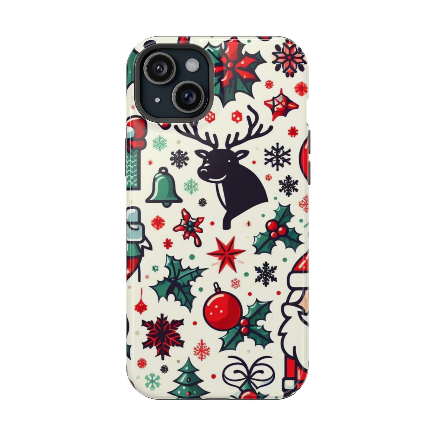 Cartoon Christmas Cheer – MagSafe iPhone Case