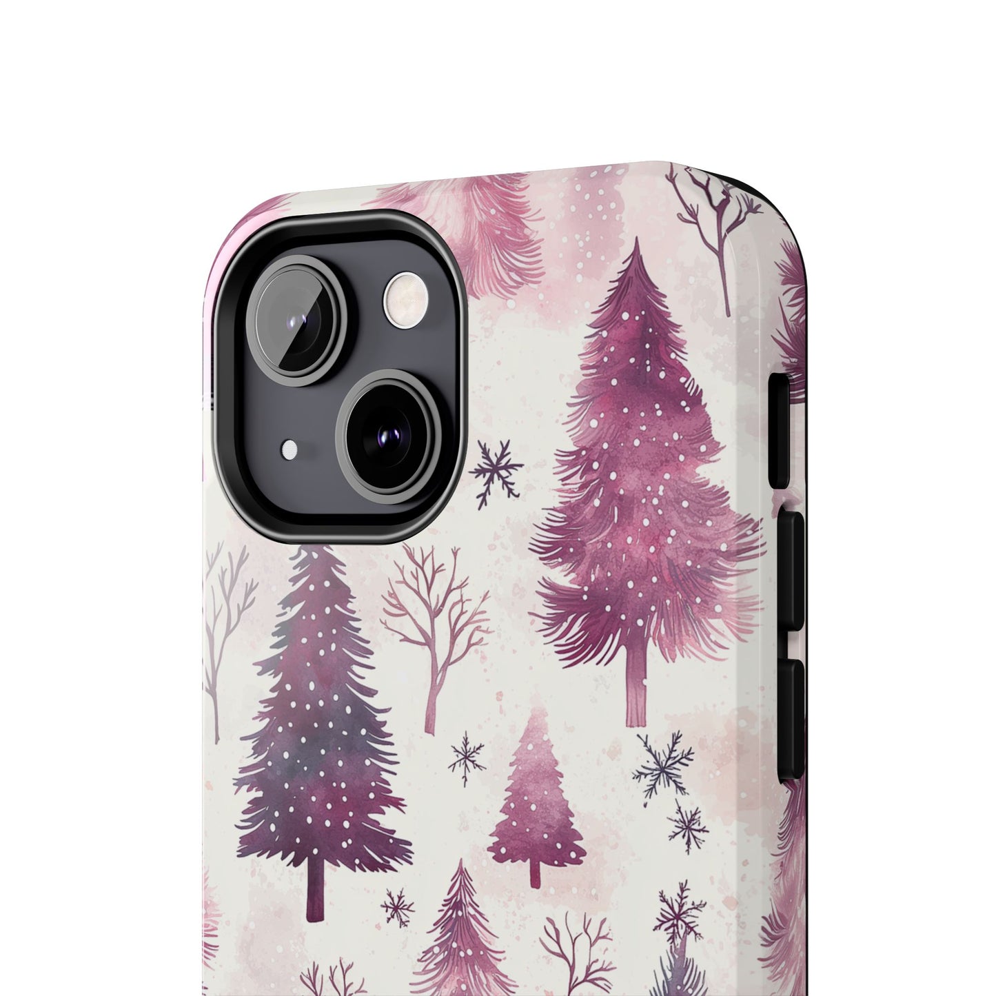 Winter Wonderland Purple Christmas Trees – iPhone Series Case