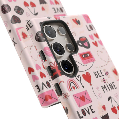 Samsung Galaxy Case: Bee Mine Love Doodles