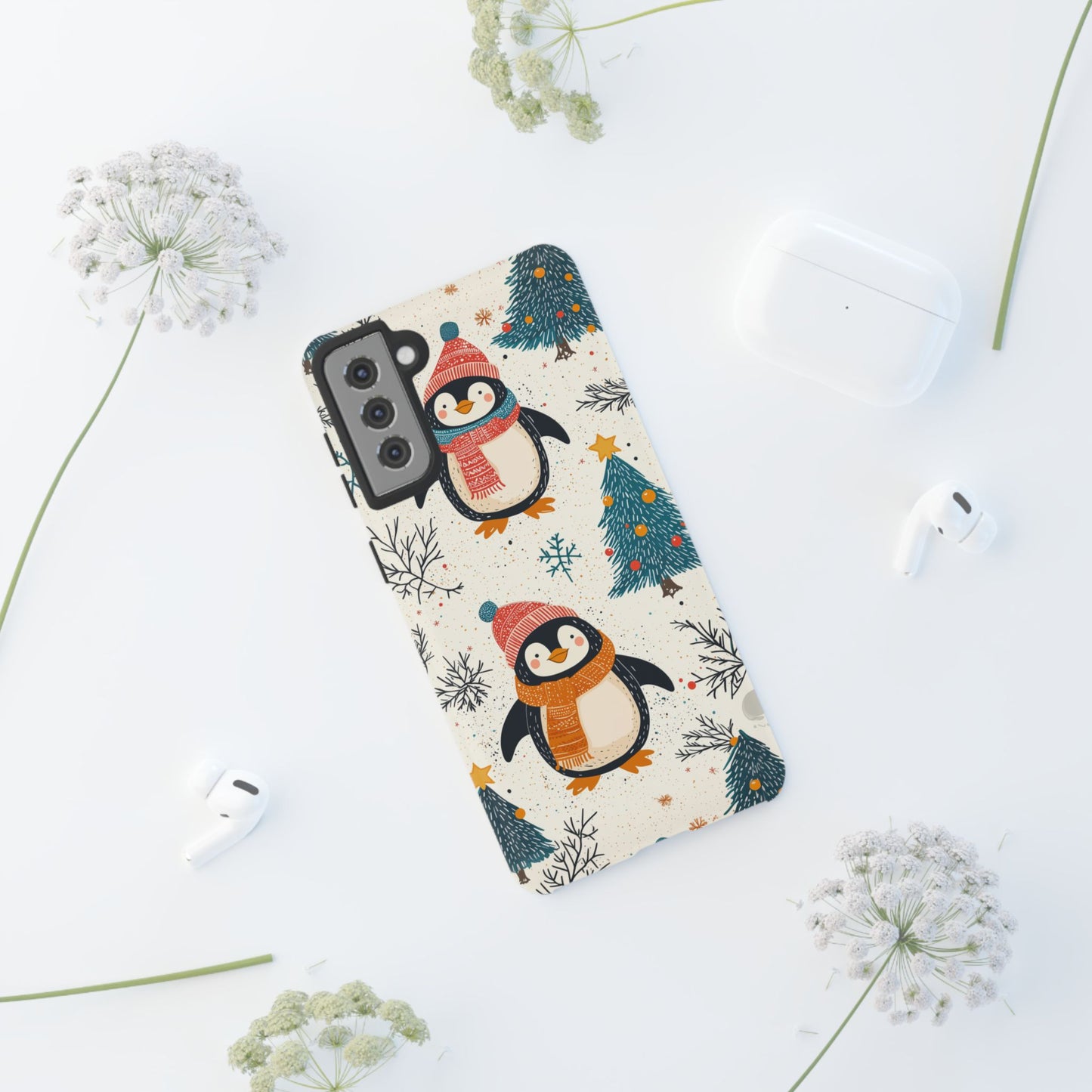 Penguin Wonderland – Snowy Christmas Cheer Samsung Galaxy Case