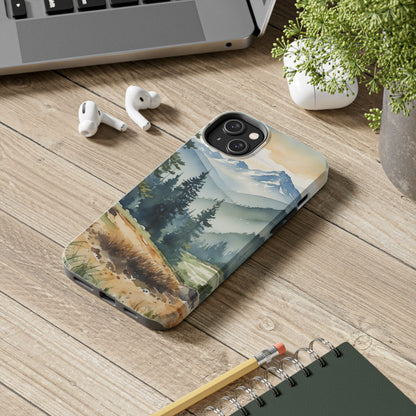 Tranquil Mountain Escape - iPhone Case