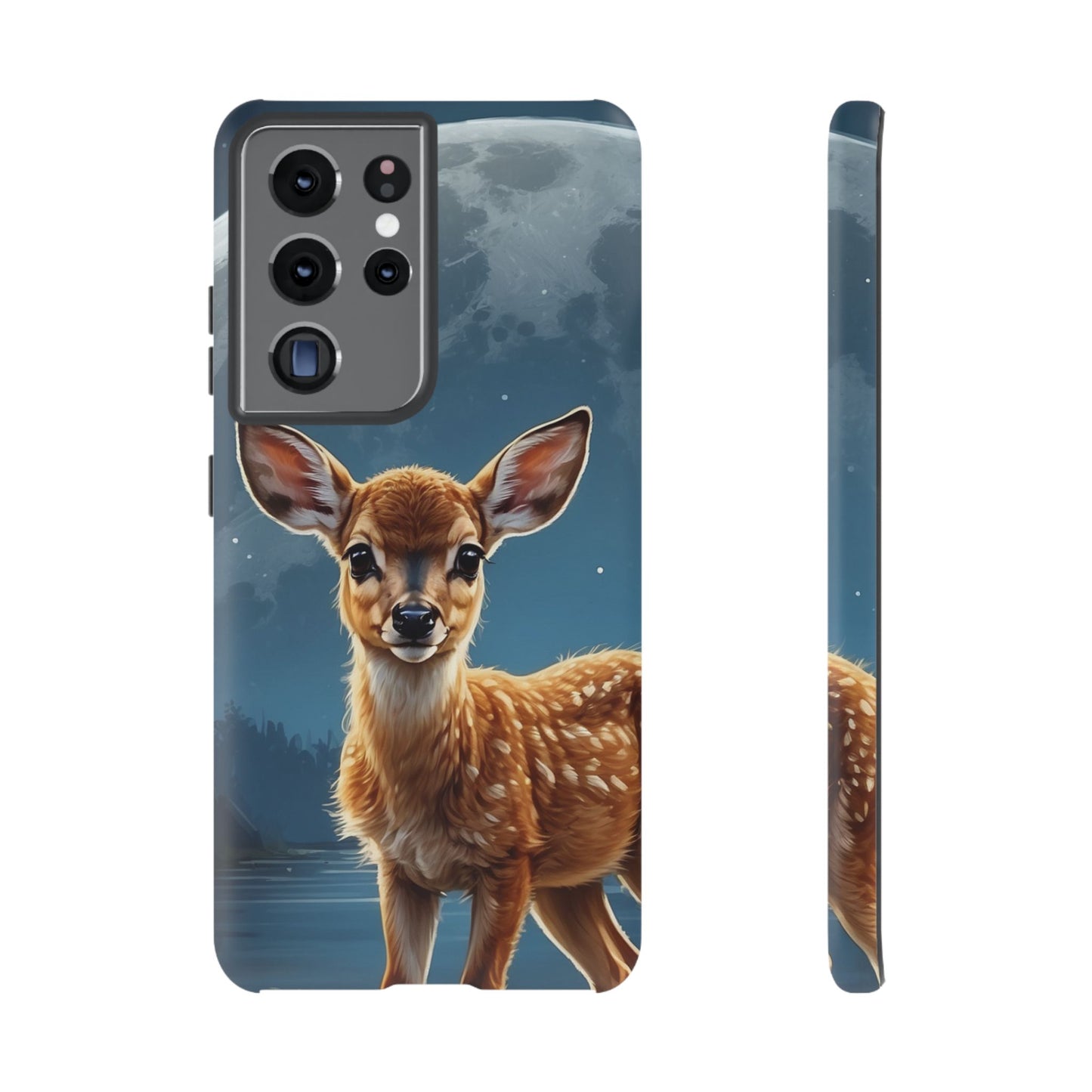 Samsung Galaxy Case – Enchanted Fawn Under the Moonlit Sky