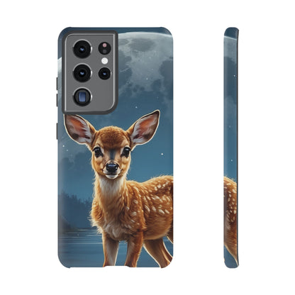 Samsung Galaxy Case – Enchanted Fawn Under the Moonlit Sky