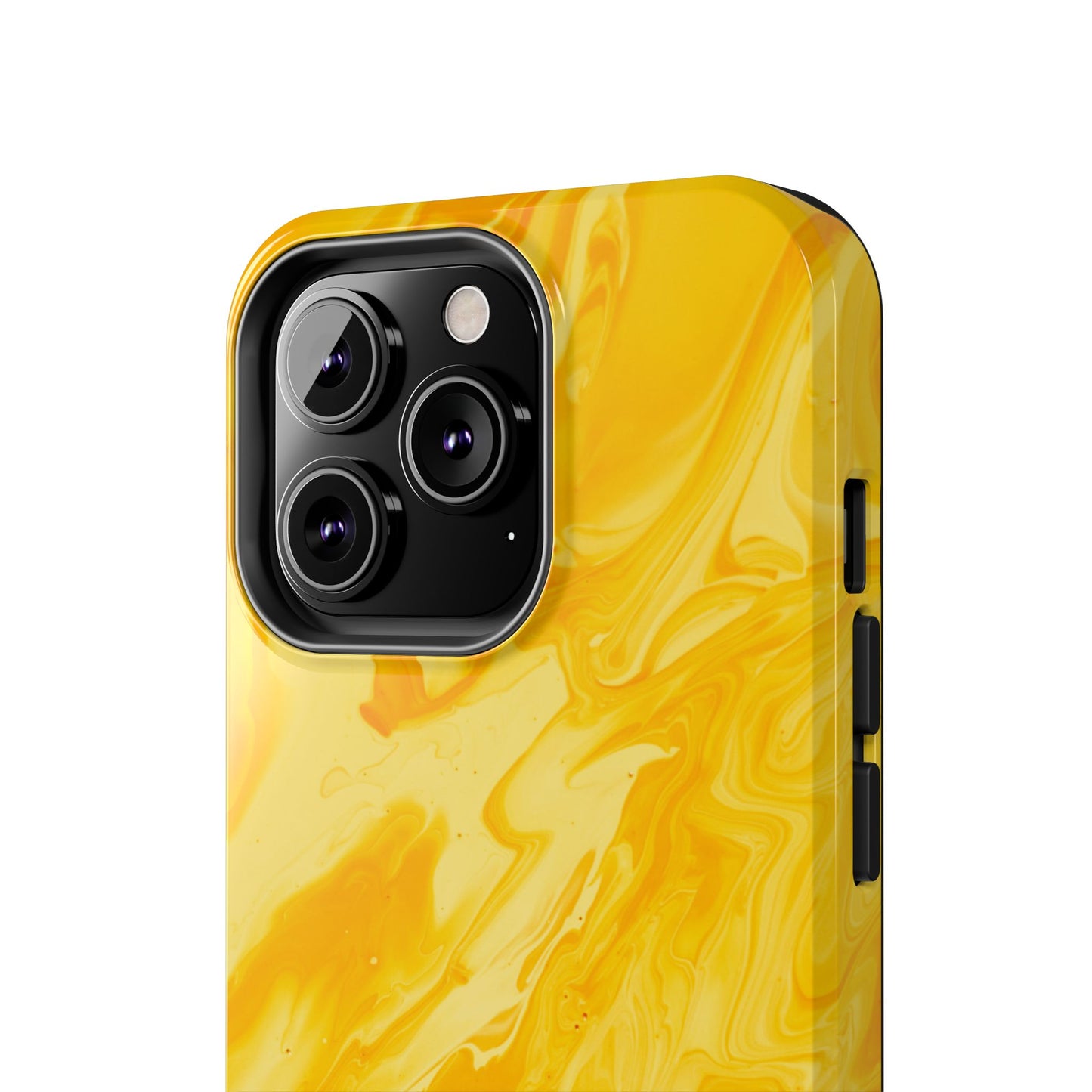 Luxe Yellow Marble iPhone Case – Stunning Golden Marble Texture