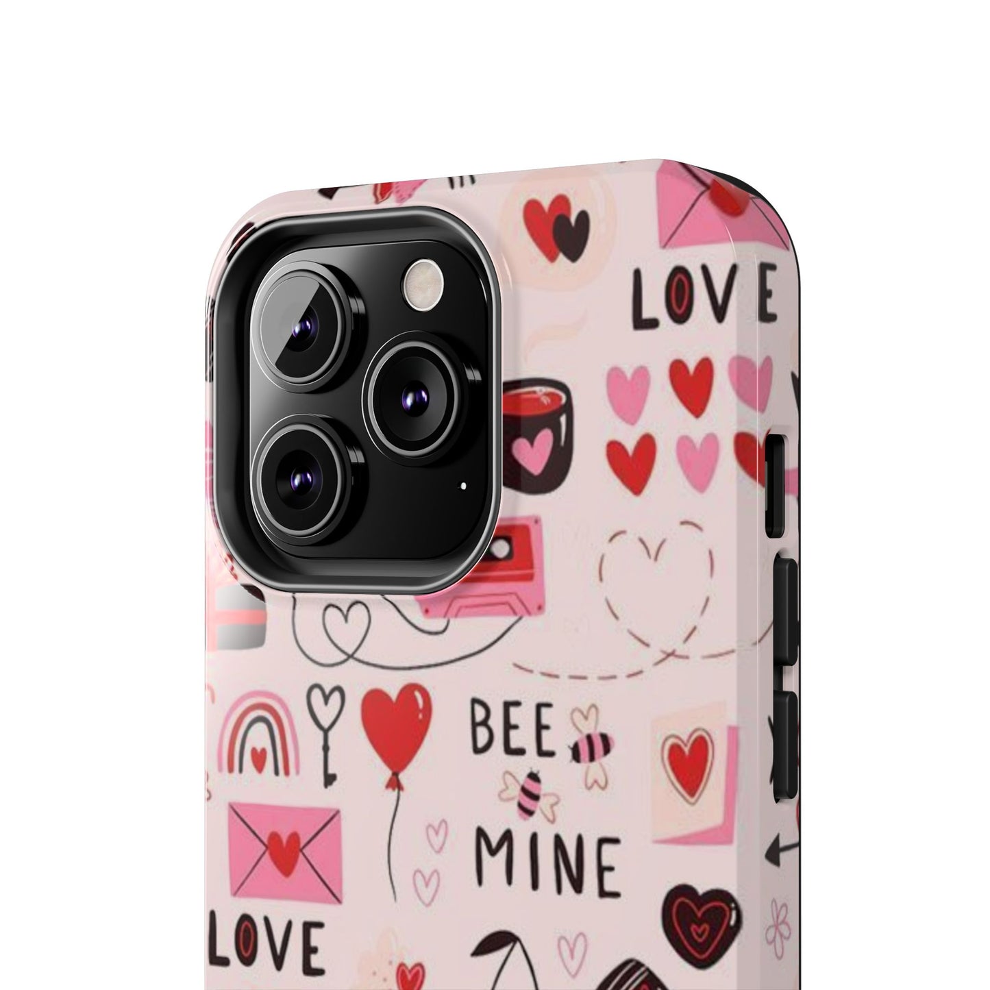 iPhone Case: Bee Mine Love Doodles