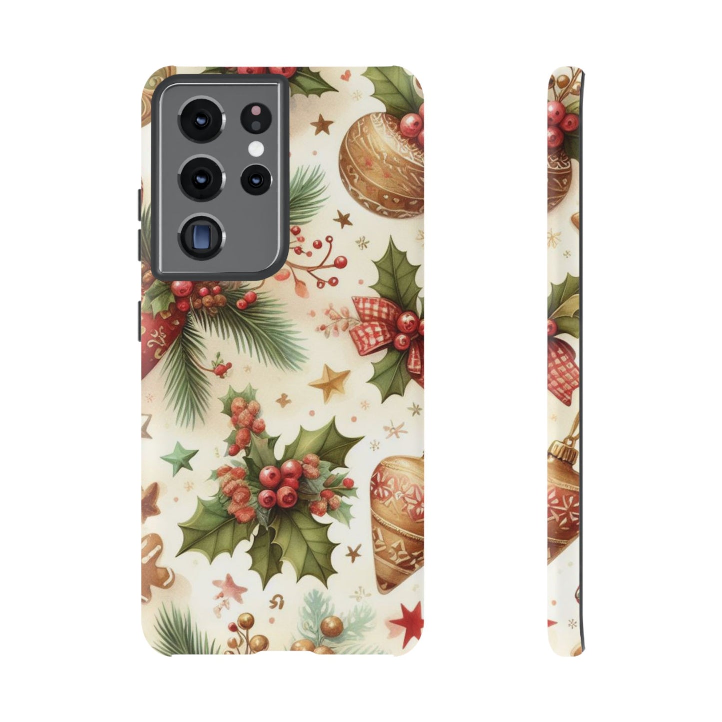 Classic Christmas Stocking & Ornaments Pattern – Samsung Galaxy Series Case