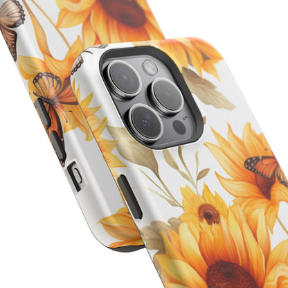 Sunflower & Monarch Garden - MagSafe iPhone Series Case