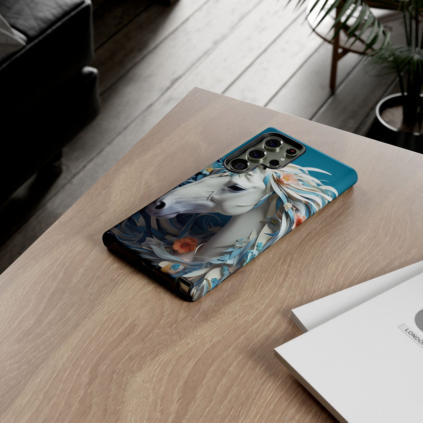 Floral Horse Samsung Galaxy Case