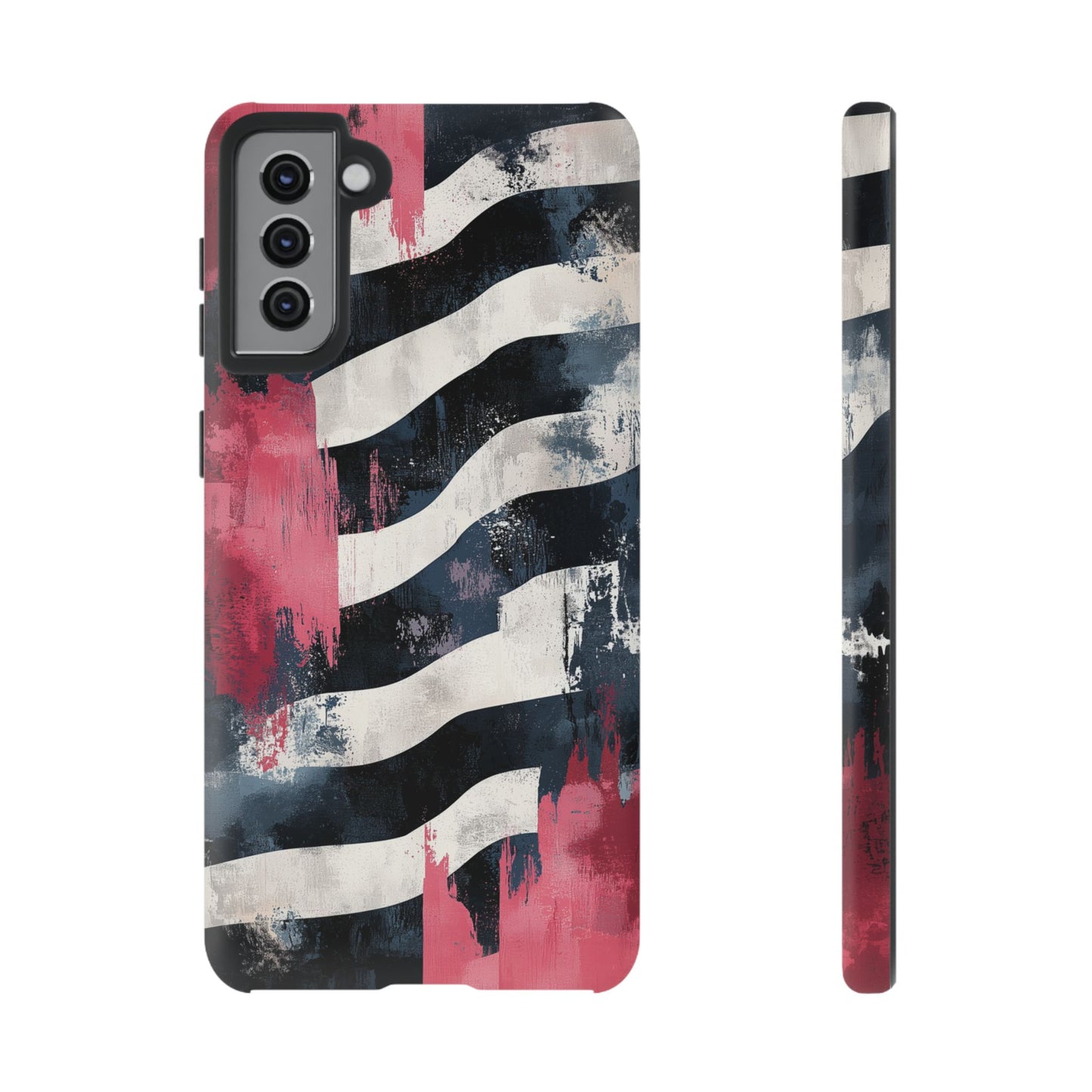 Blood Zebra Samsung Case – Bold Red & Black Pattern