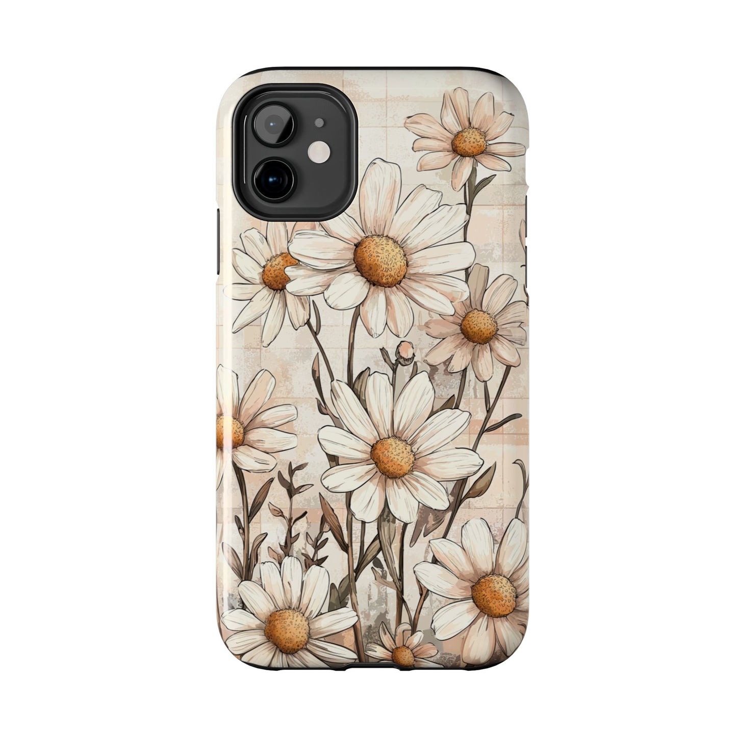 Pastel Daisy iPhone Case - Elegant Floral Protective Cover - BOGO Cases