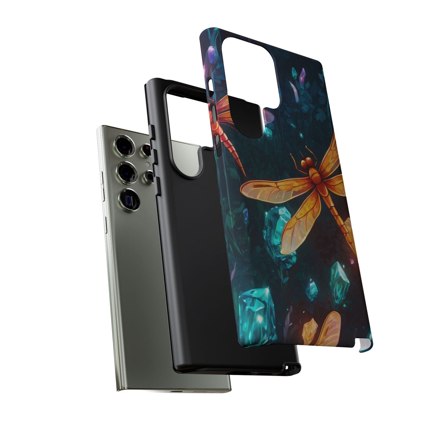 Mystical Dragonflies & Crystals – Samsung Galaxy Series Case