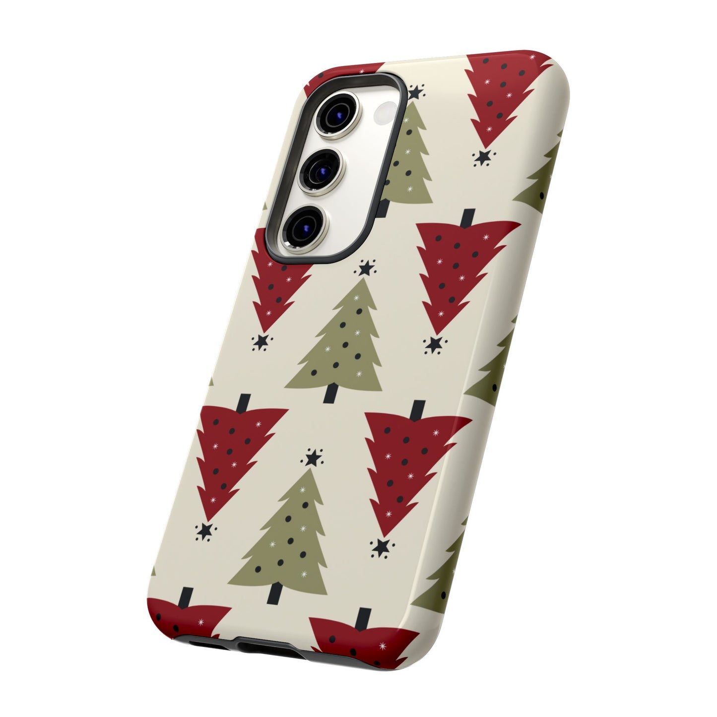 Retro Christmas Trees Pattern - Samsung Galaxy Series Case