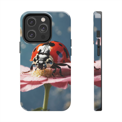 iPhone Case: Floral Ladybug Delight