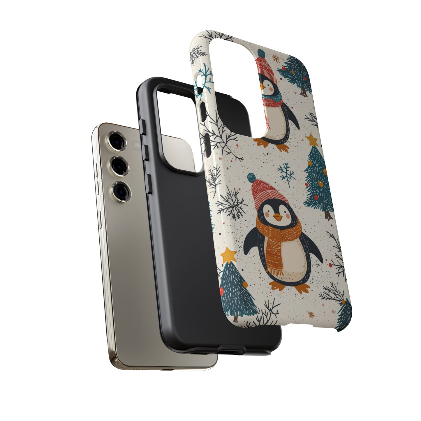 Penguin Wonderland – Snowy Christmas Cheer Samsung Galaxy Case