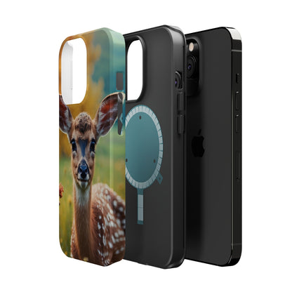 MagSafe-Compatible iPhone Case – Golden Meadow Fawn