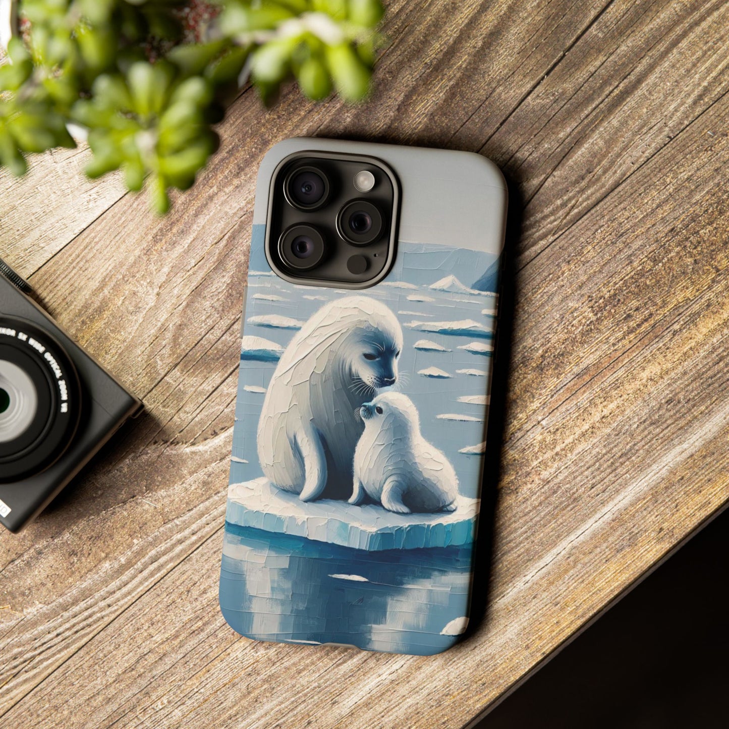 Arctic Serenity Seal iPhone Case