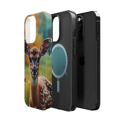 MagSafe-Compatible iPhone Case – Golden Meadow Fawn