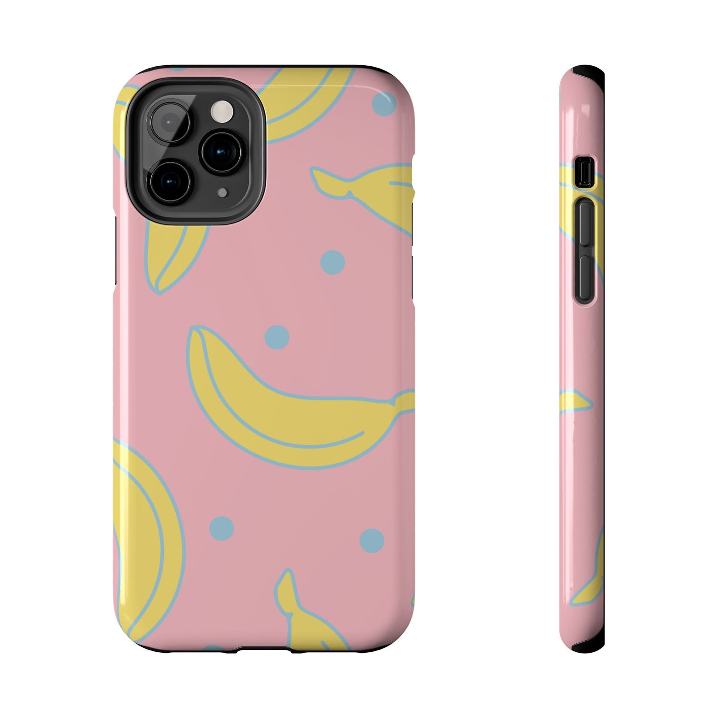 Pink Banana Pop iPhone Case – Cute Pastel Design with Fun Retro Vibe