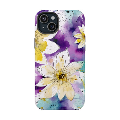 Abstract Floral Watercolor Splash - MagSafe iPhone Series Case