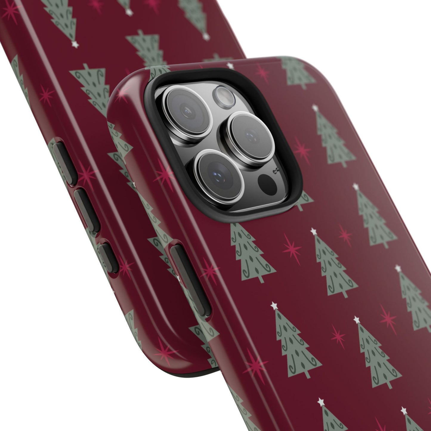 Retro Christmas Tree Pattern – iPhone Series Case