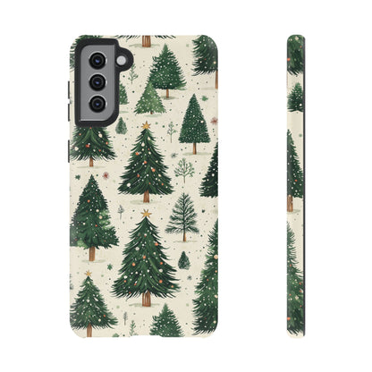 Festive Christmas Tree Forest Pattern – Samsung Galaxy Series Case