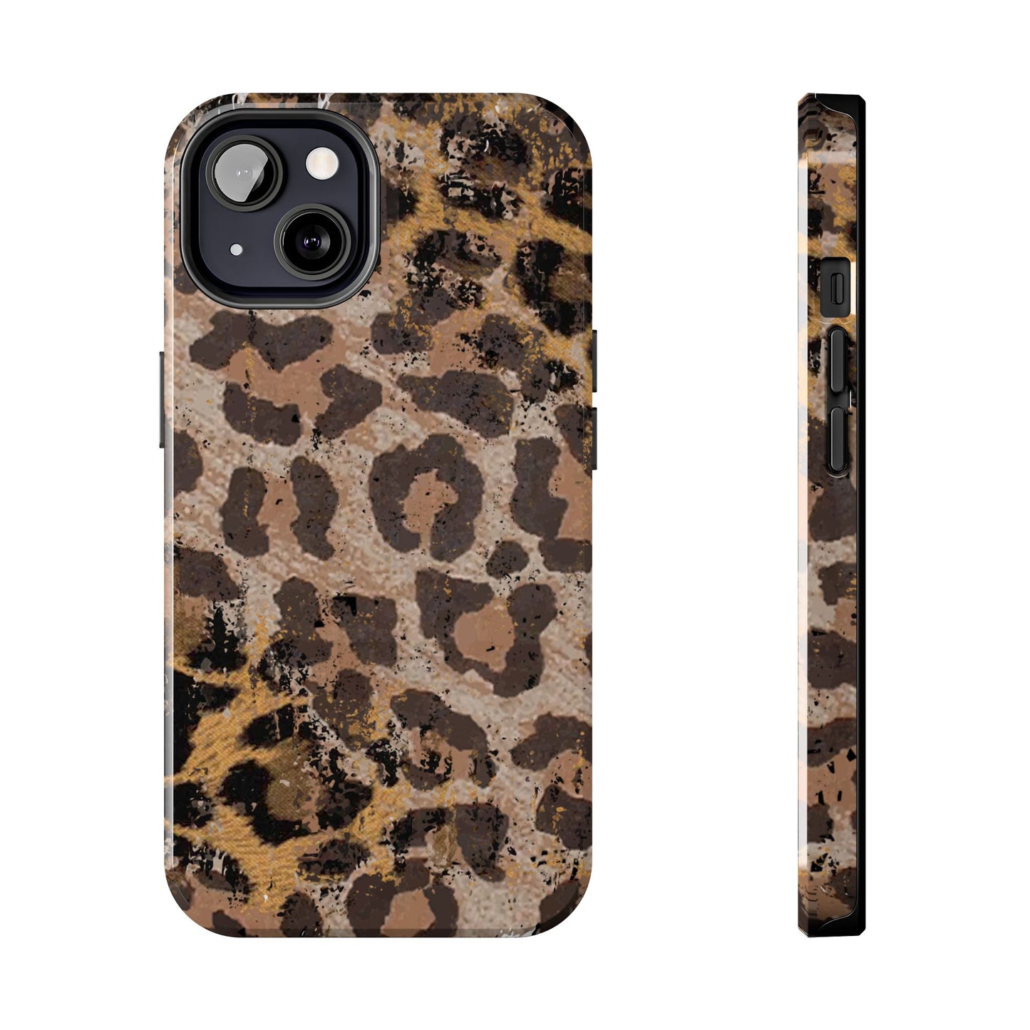 Vintage Distressed Leopard Print - iPhone Series Case