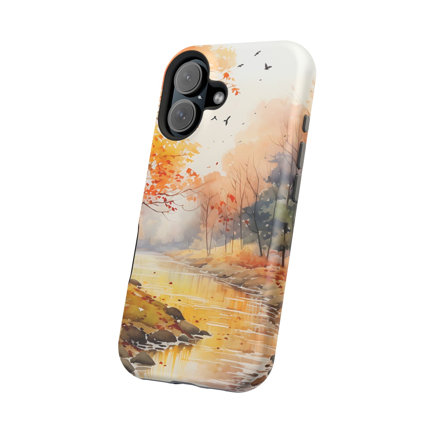 Autumn River Serenity – MagSafe iPhone Case