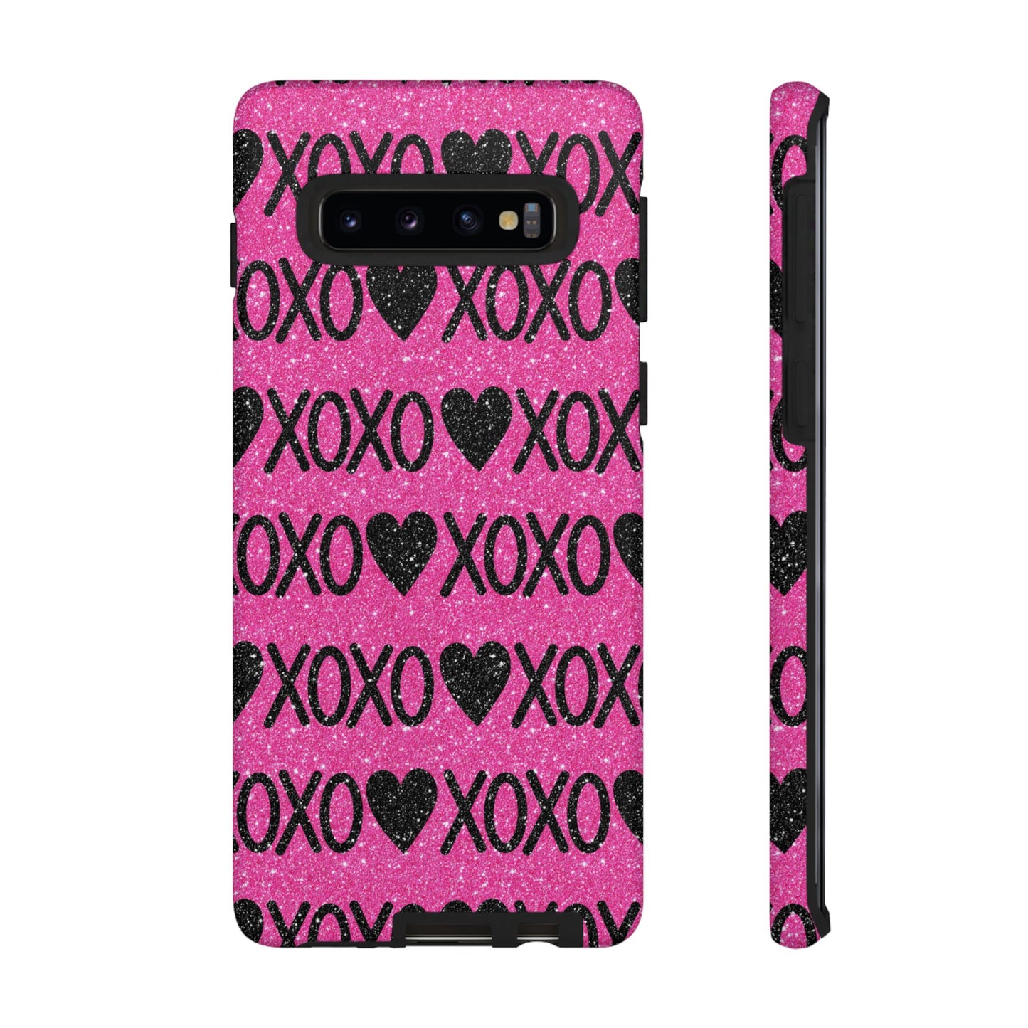 XOXO Glitter Hearts Samsung Case