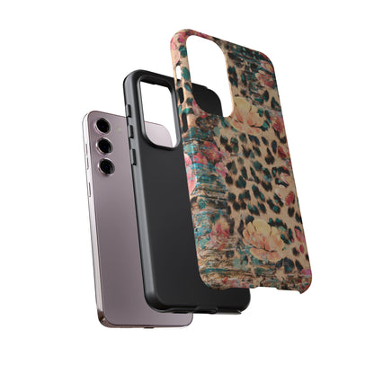 Rustic Floral Leopard - Samsung Galaxy Series Case