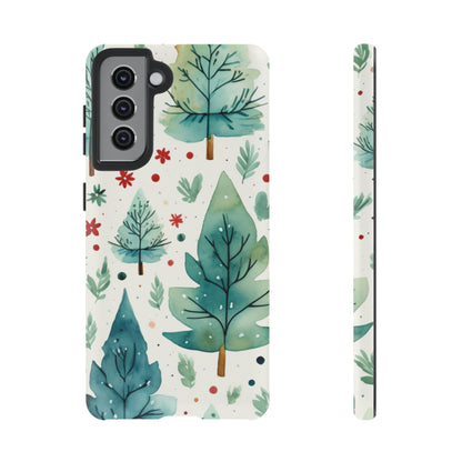 Watercolor Winter Forest -  Samsung Galaxy Series Case