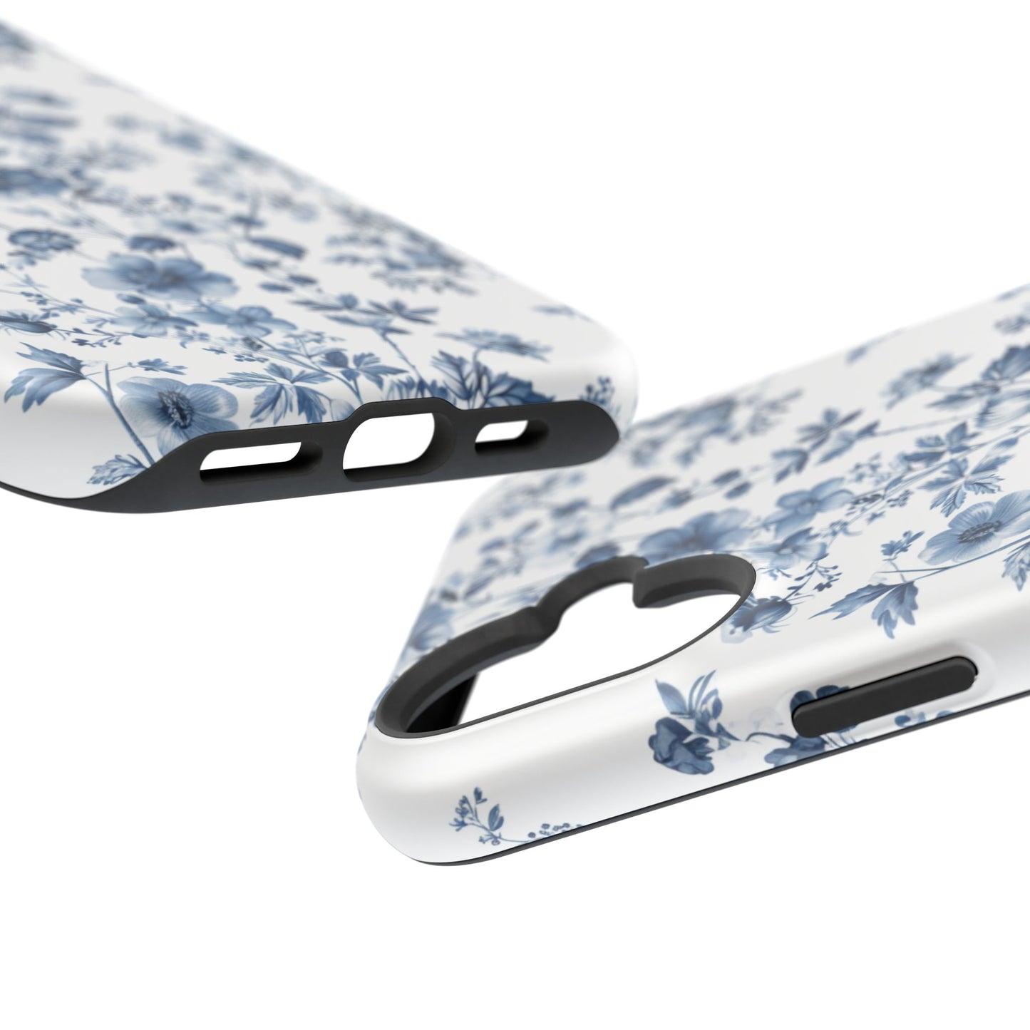 Enchanted Garden Blue Toile iPhone Case