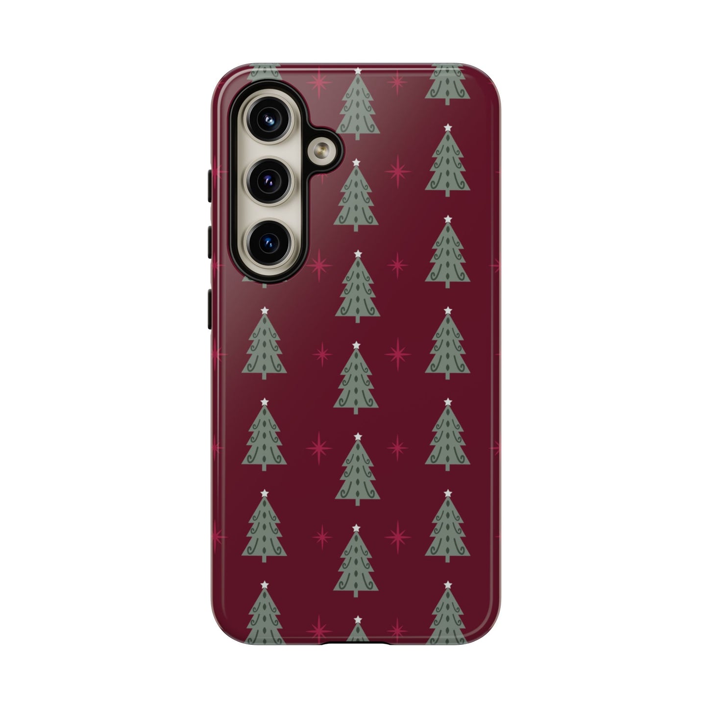 Retro Christmas Tree Pattern – Samsung Galaxy Series Case