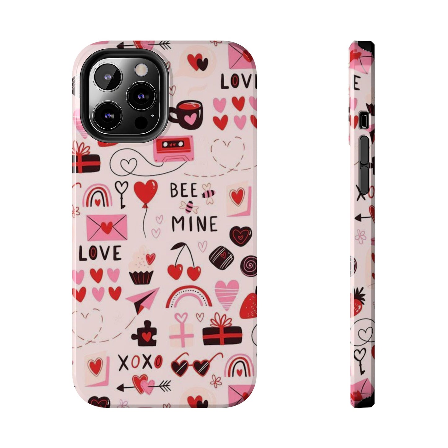 iPhone Case: Bee Mine Love Doodles